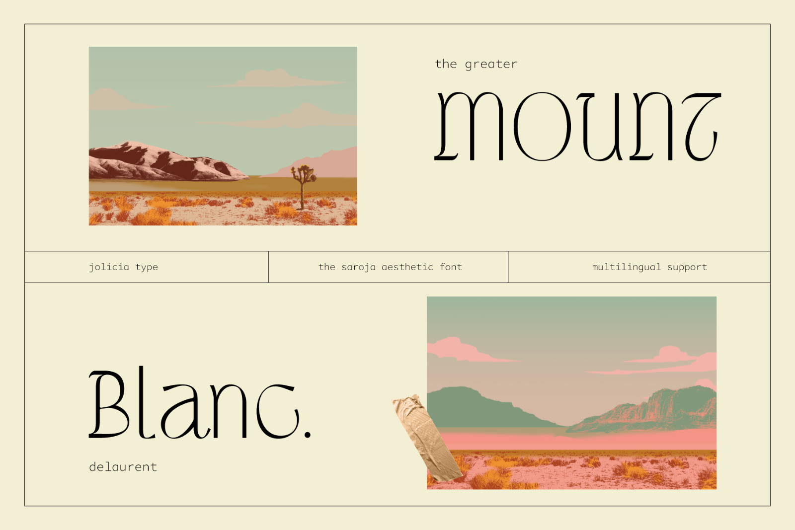 The Saroja | Aesthetic Font — image 6