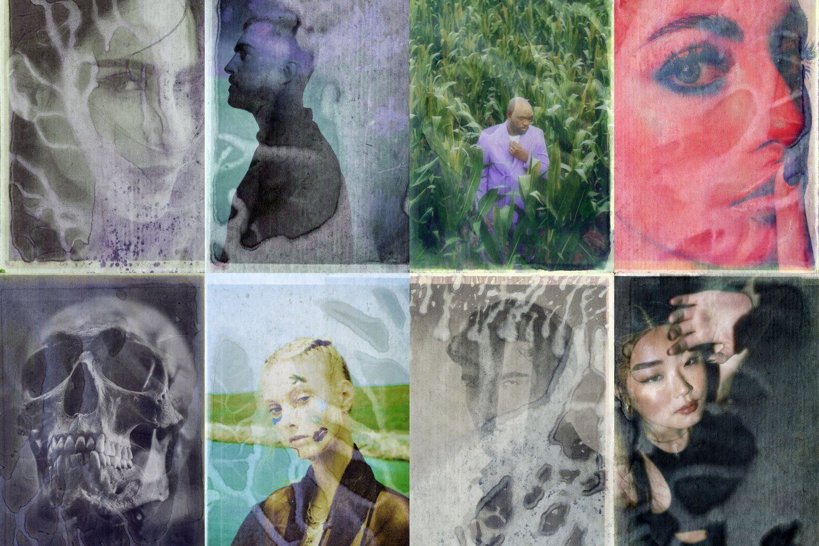 Bad archive printed inks textures