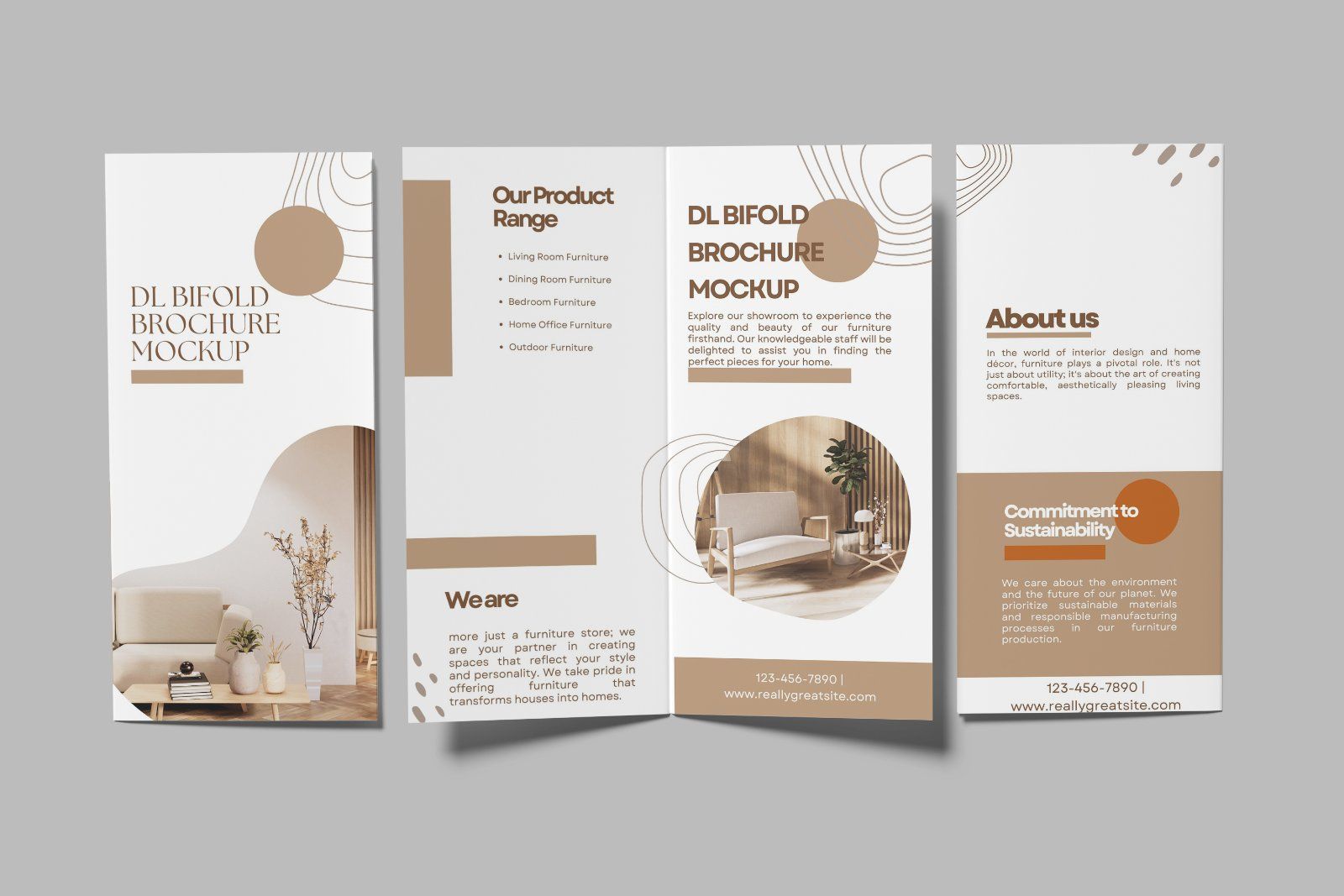 DL Bifold Brochure Mockup — image 5