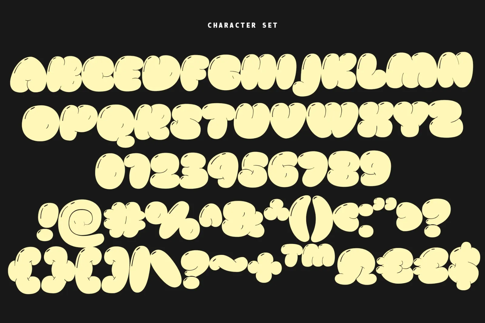 Pluffy Loon | Baloon Bubble Font — image 5
