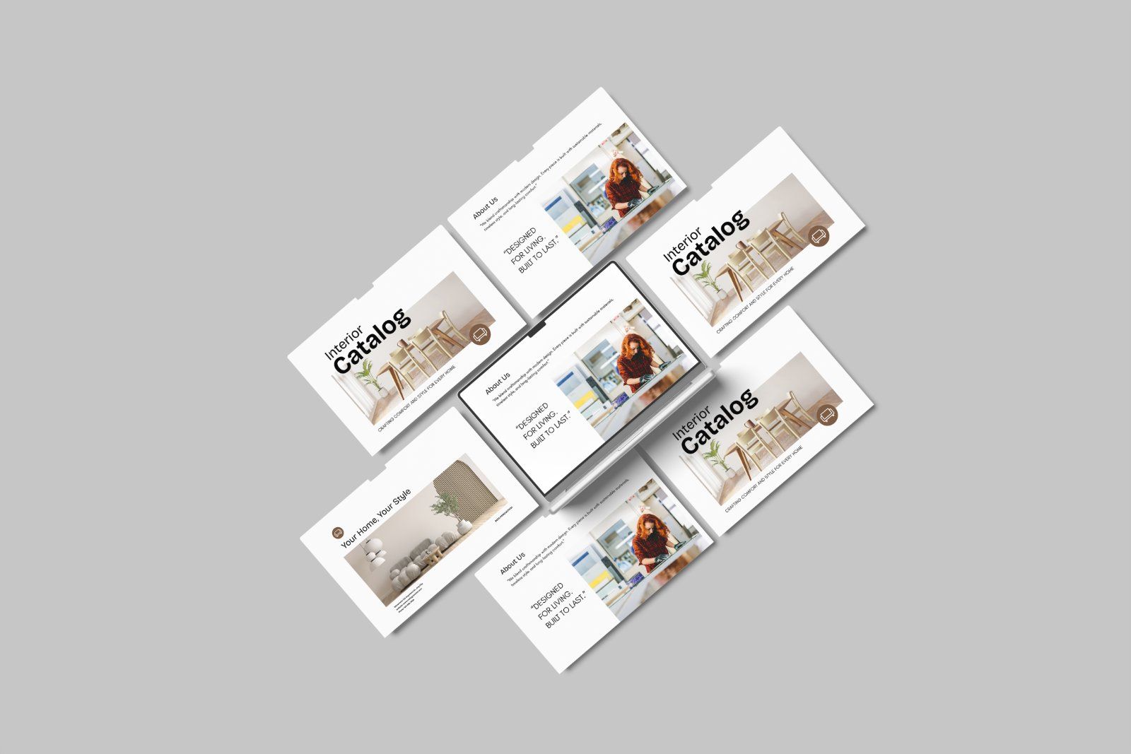 Laptop Screen Presentation Mockup