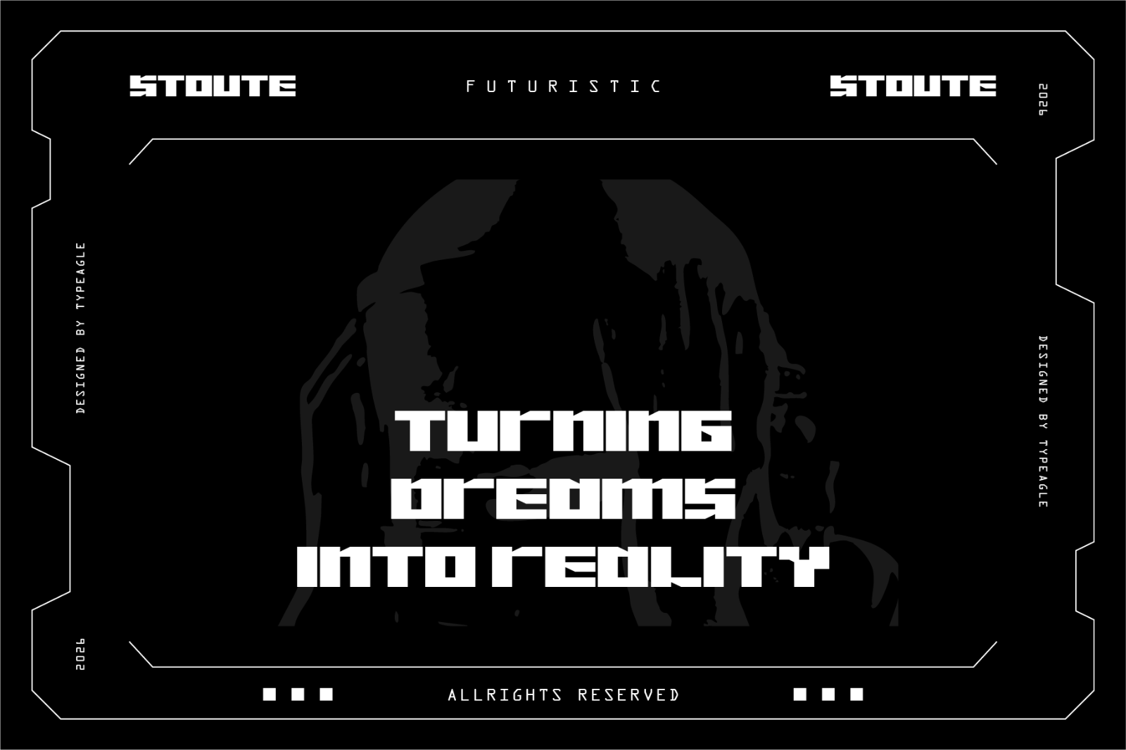Stoute - Futuristic Display Font — image 5