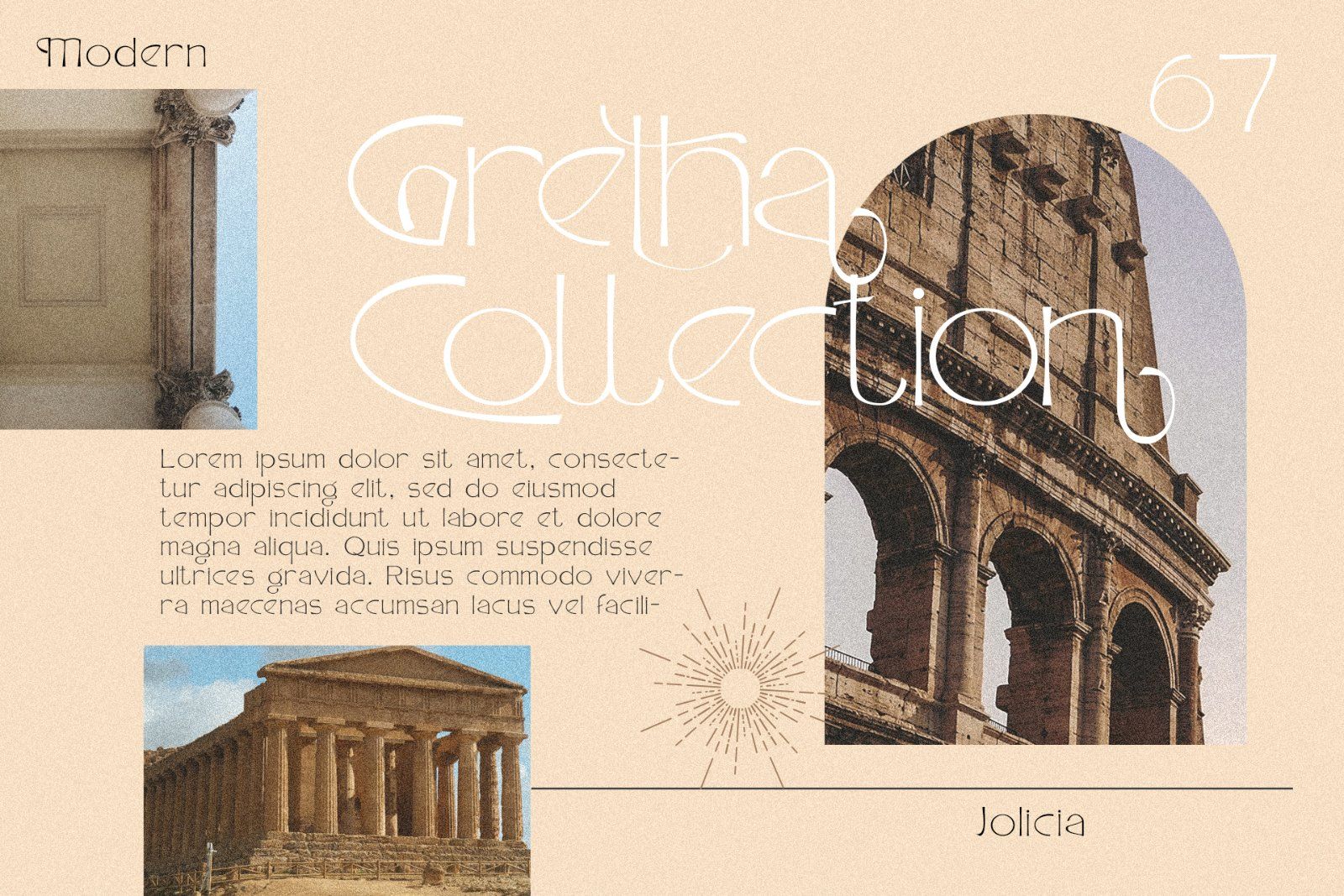 Algeron | Aesthetic Font