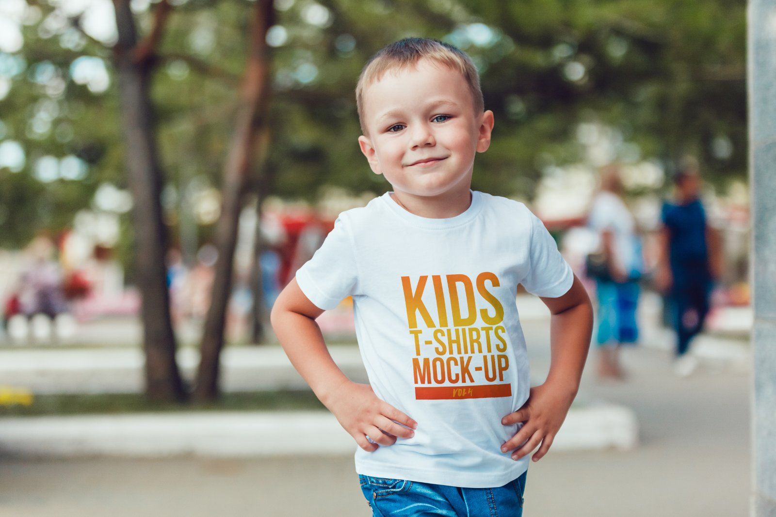 Kids T-Shirt Mock-Up Vol 4