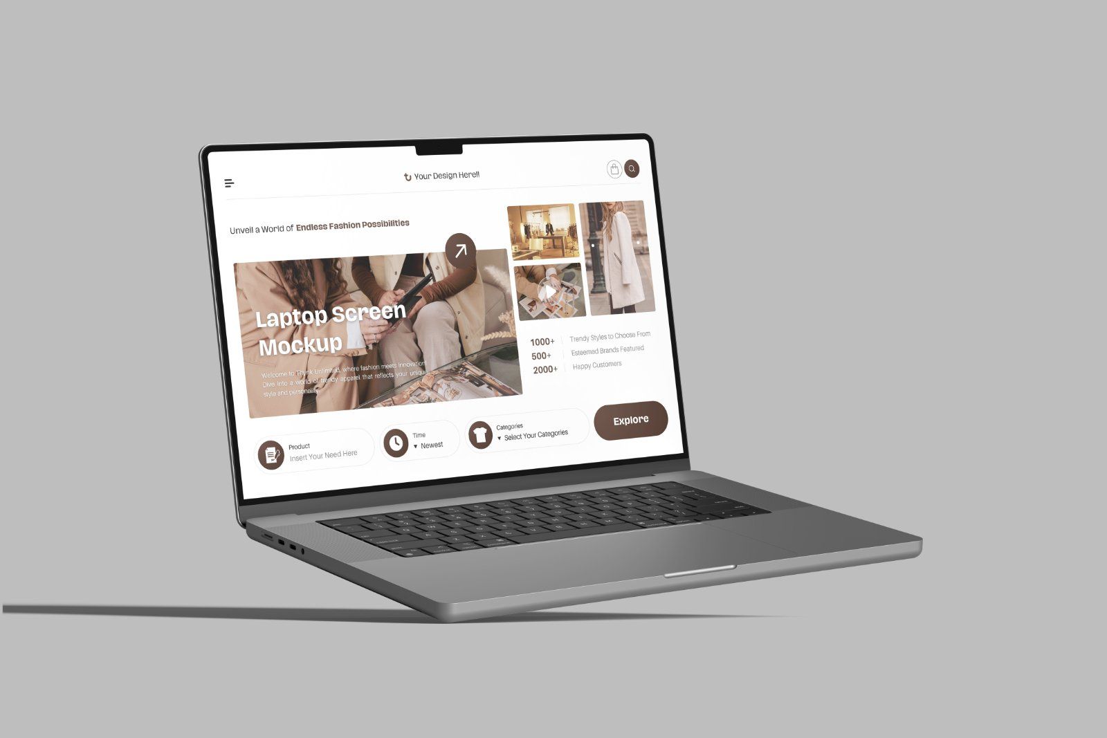 Laptop Mockup — image 6