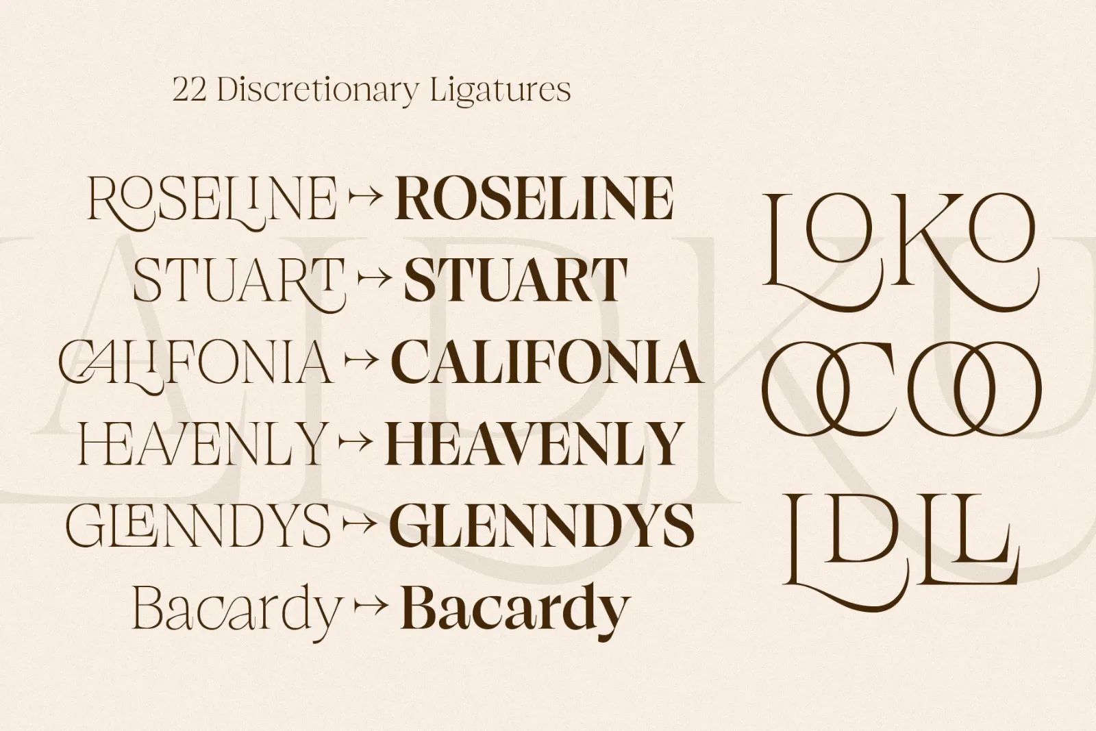 Browne de Calvin | Luxury Serif Typeface — image 5