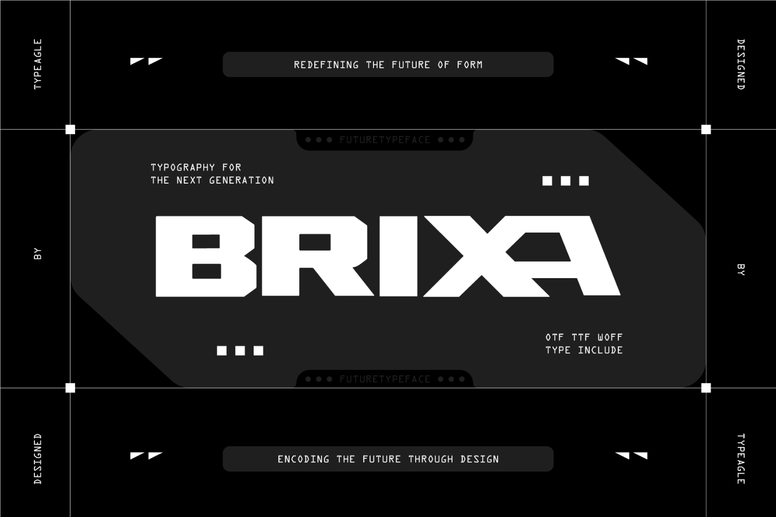 Brixa - Futuristic Display Font — image 6