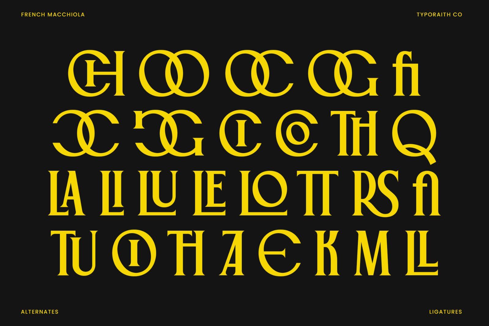 French Macchiola | Vintage Display Serif