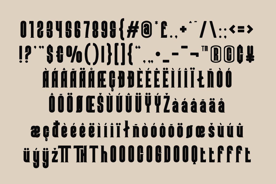 Vornek | Condensed Slab Serif Display Font — image 5