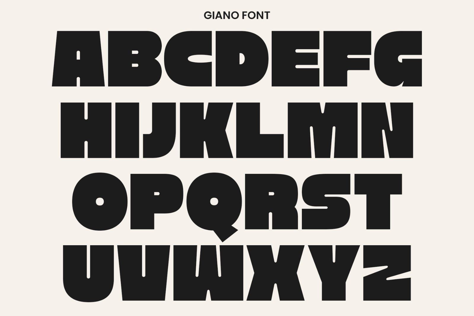 Megra | Modern Heavy Sans Serif Font