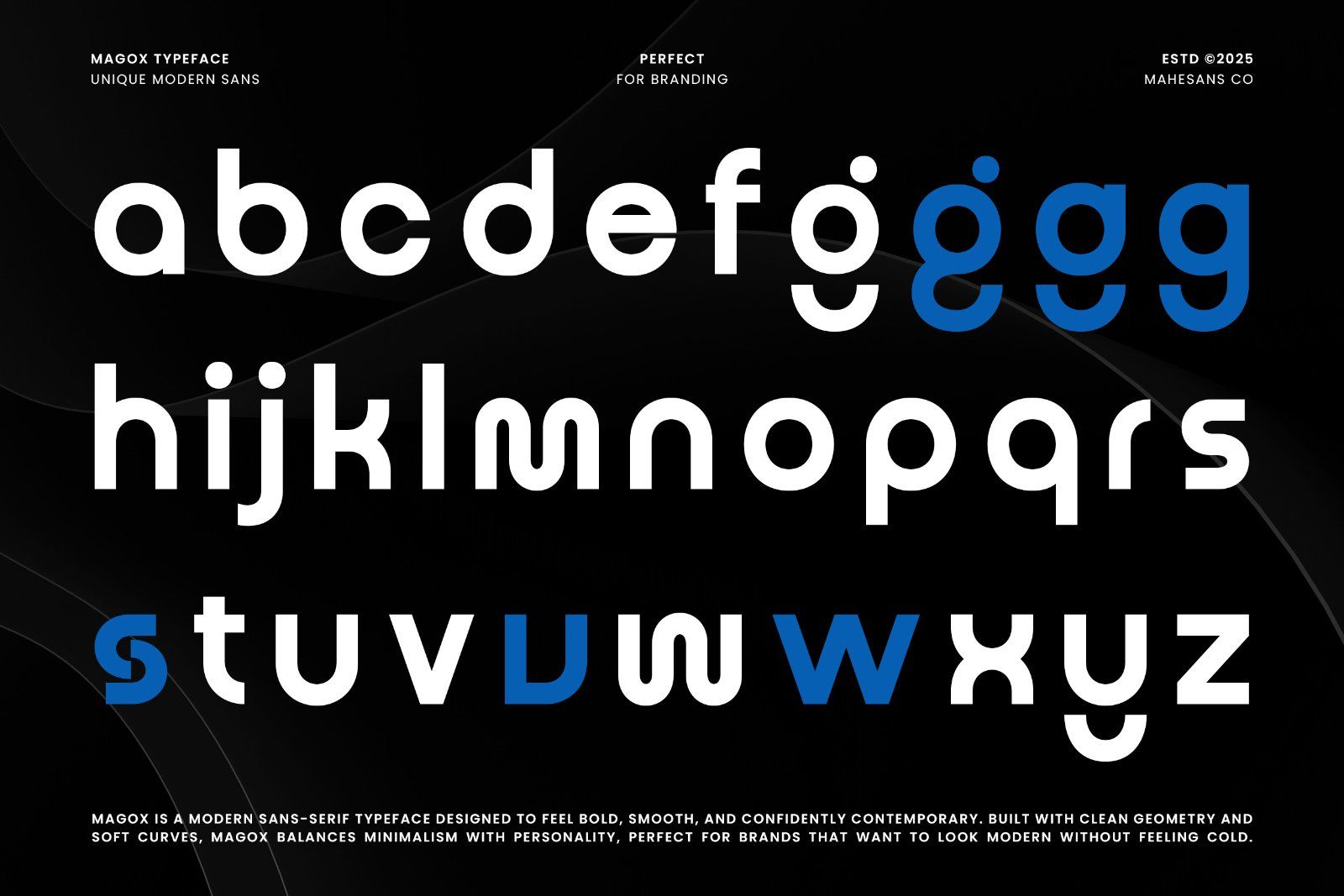 Magox – Unique Modern Sans Serif