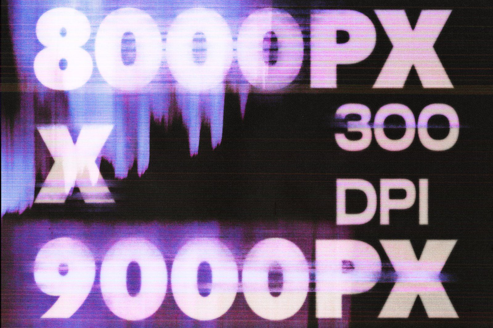 GLITCHED PRINT TEXTURE PACK