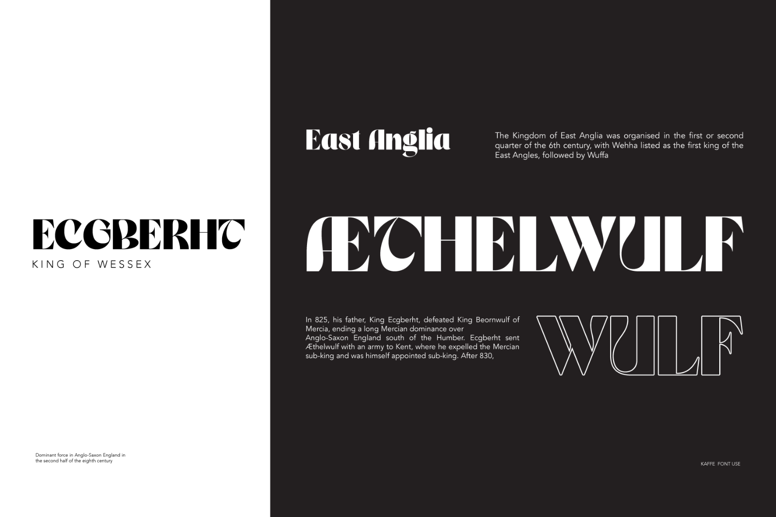 Kaffe | Psychedelic Typeface