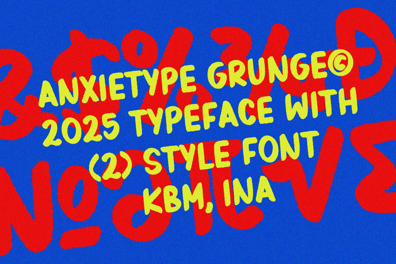 Anxietype Grunge - Brush Display