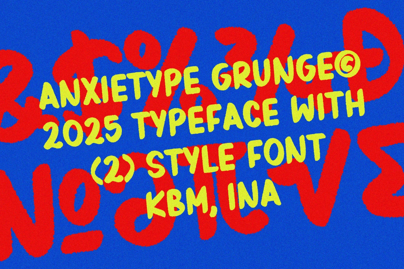 Anxietype Grunge - Brush Display — image 5