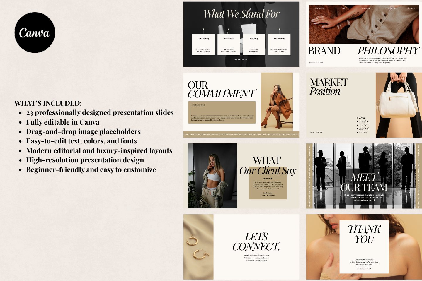 Vainly Minimal Presentation Template — image 5