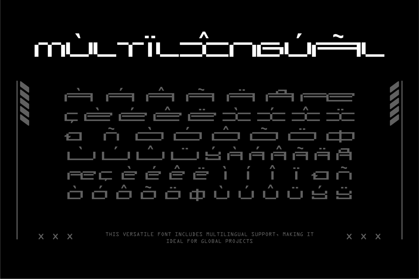 Exhociz - Futuristic Display Font — image 5