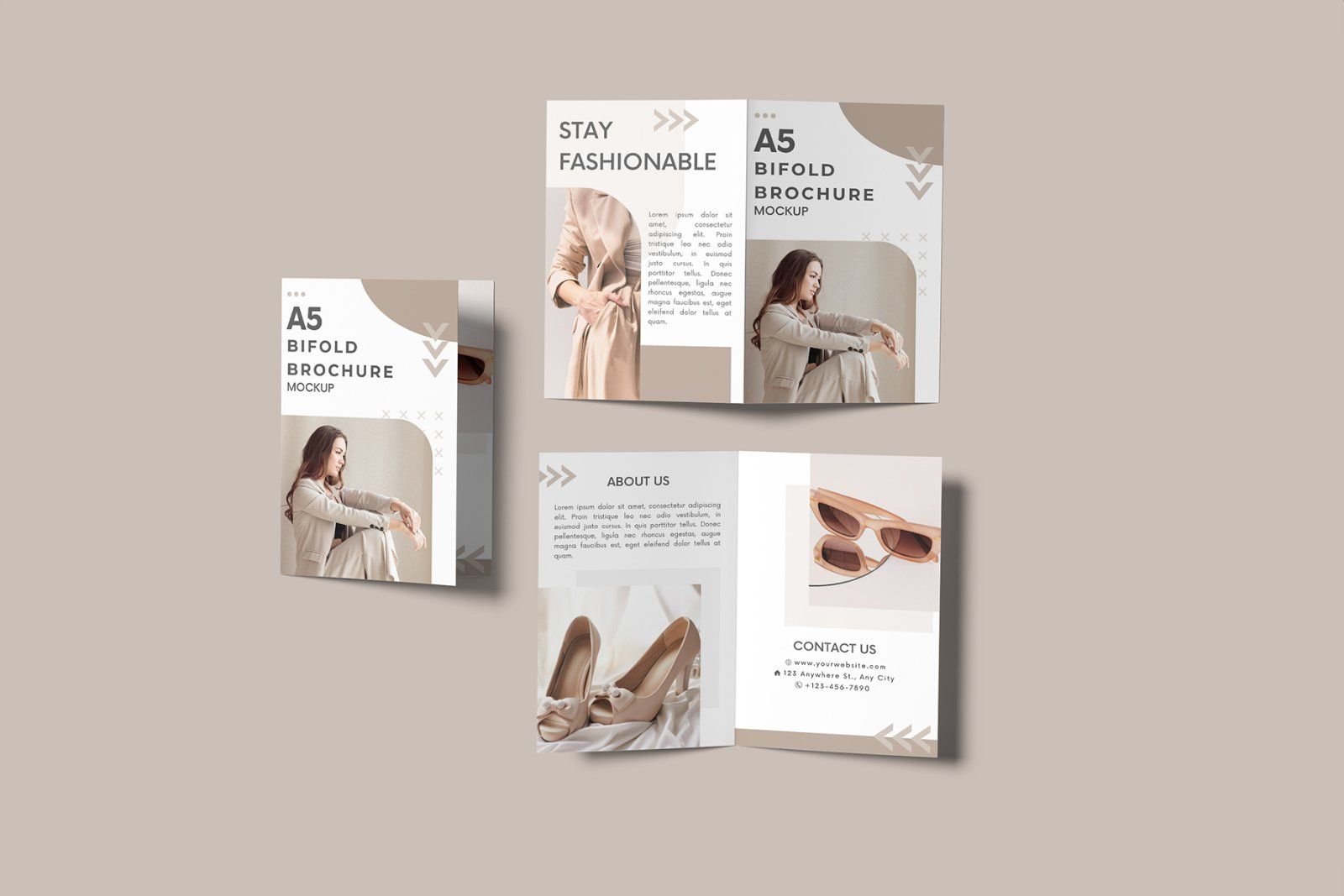 A5 Bifold Brochure Mockup — image 5
