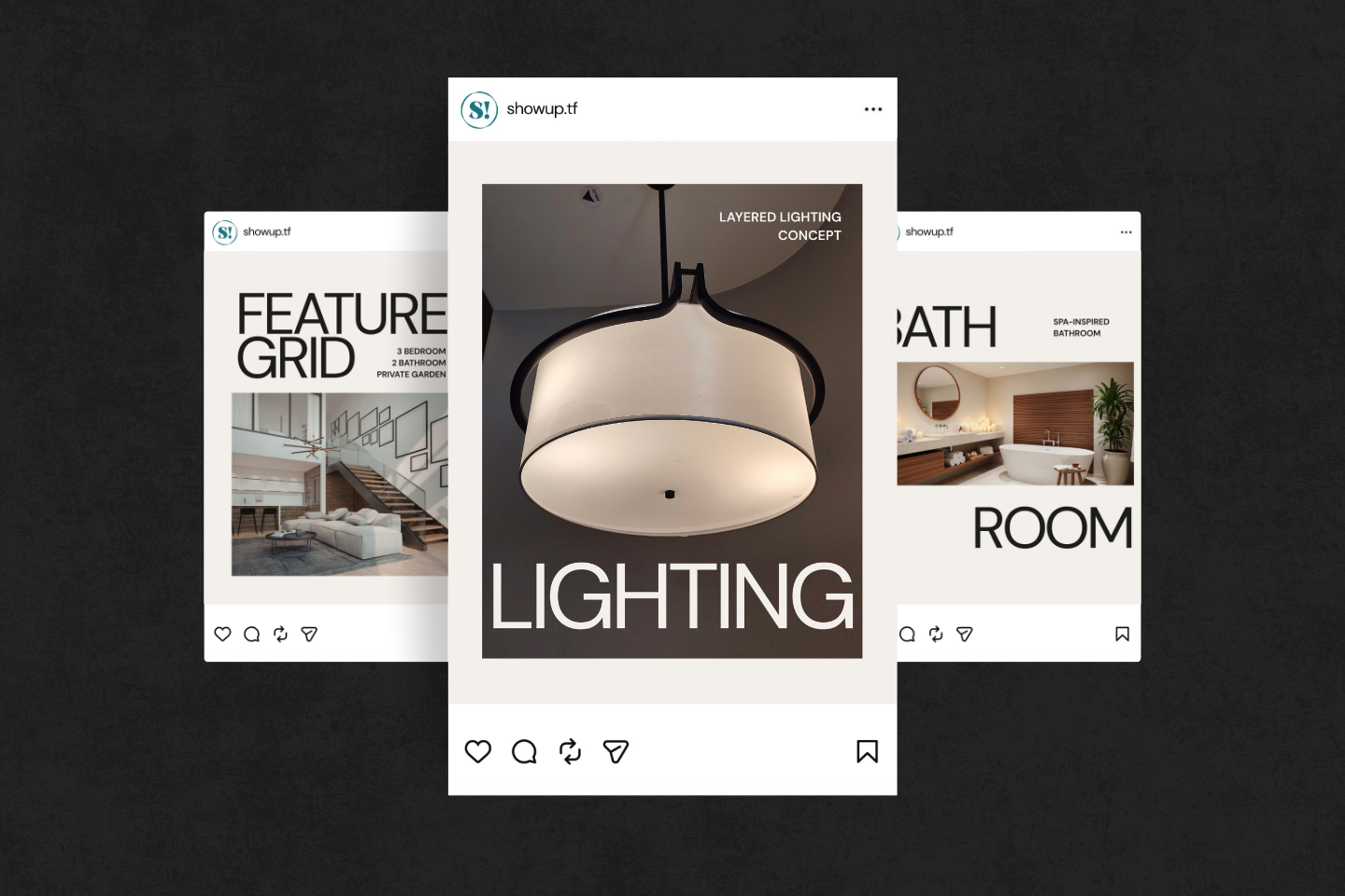 Modern House Interior IG Posts Canva — image 5