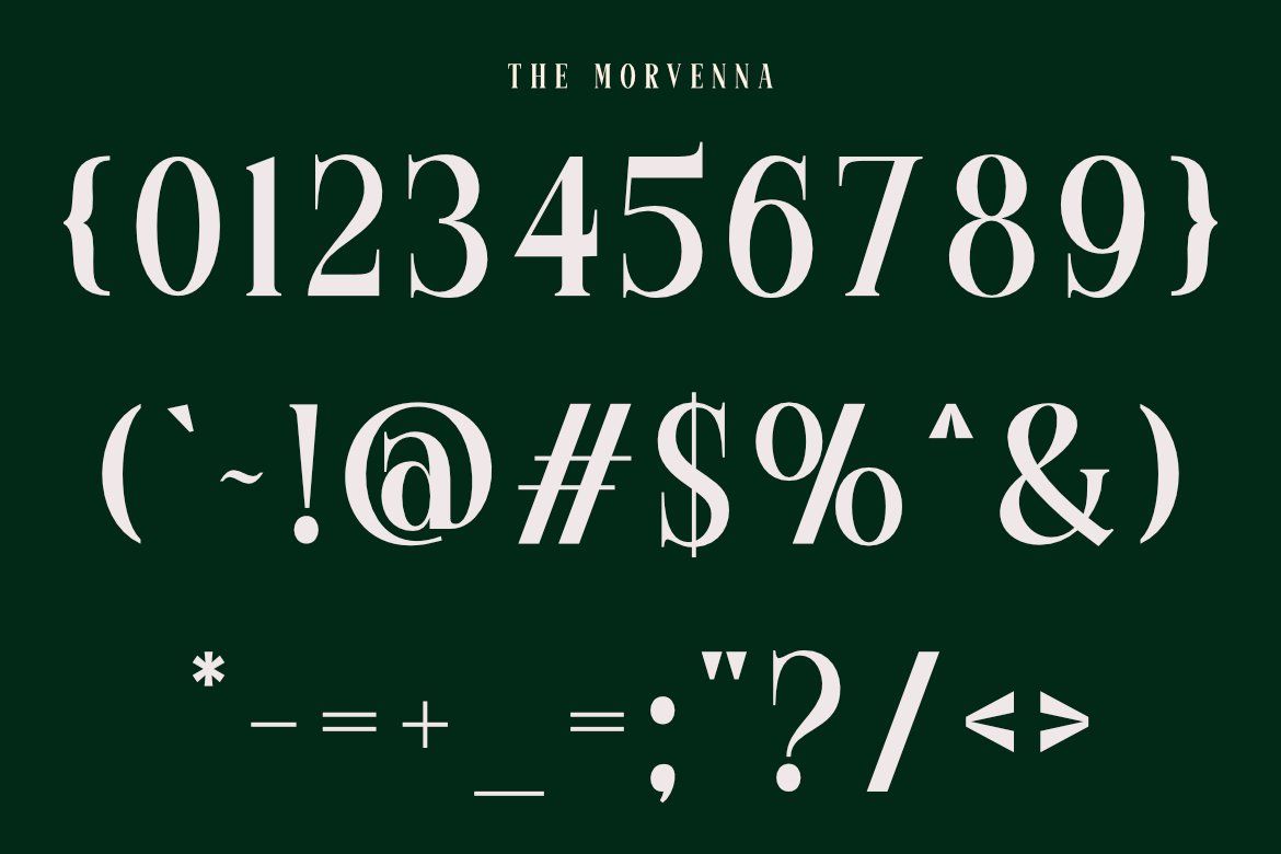 The Morvenna | Elegant Luxury Serif — image 5