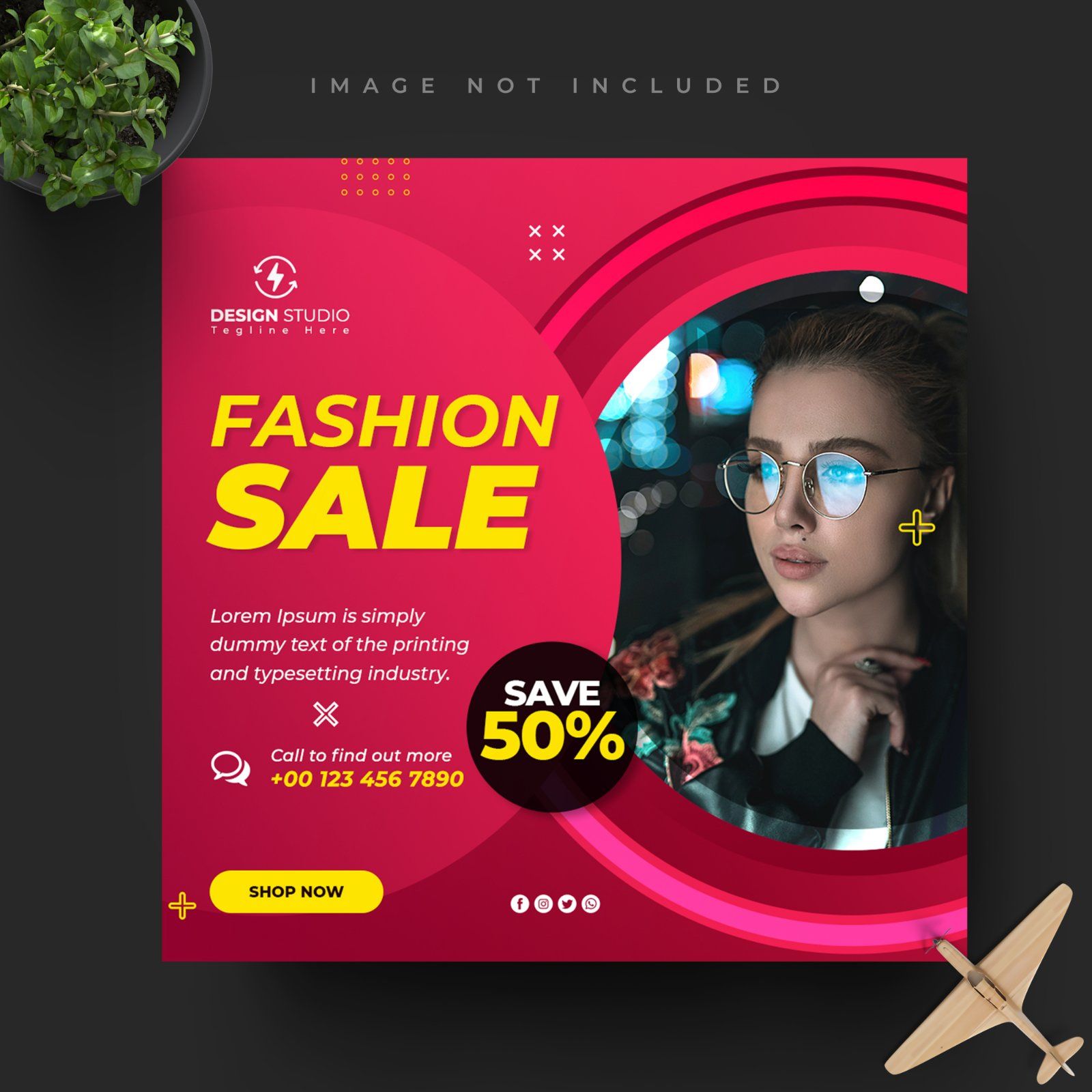 fashion-instagram-facebook-social-media-post-banner-template-design — image 1