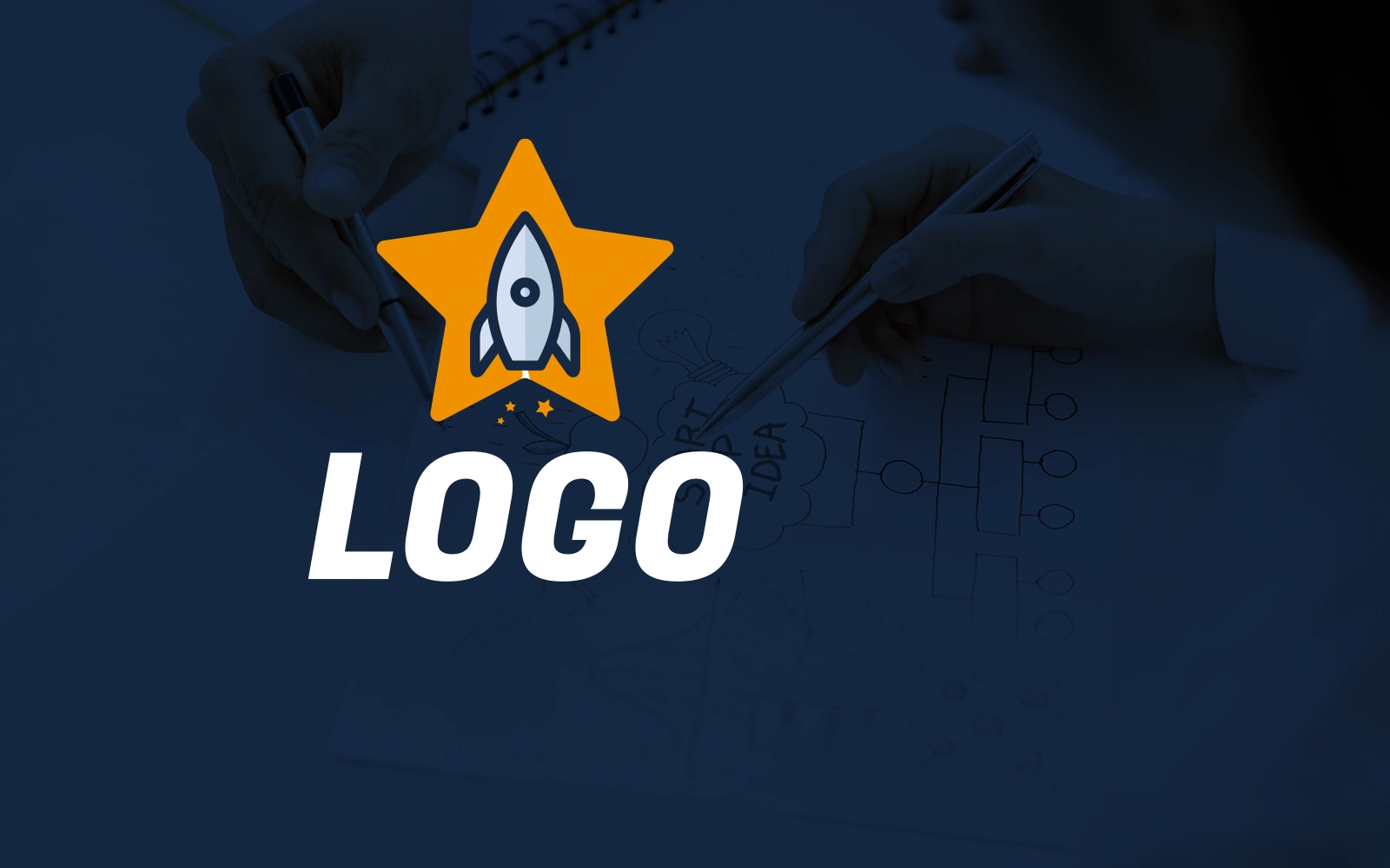 Rocket-Startup Logo Template-02-22 — image 2