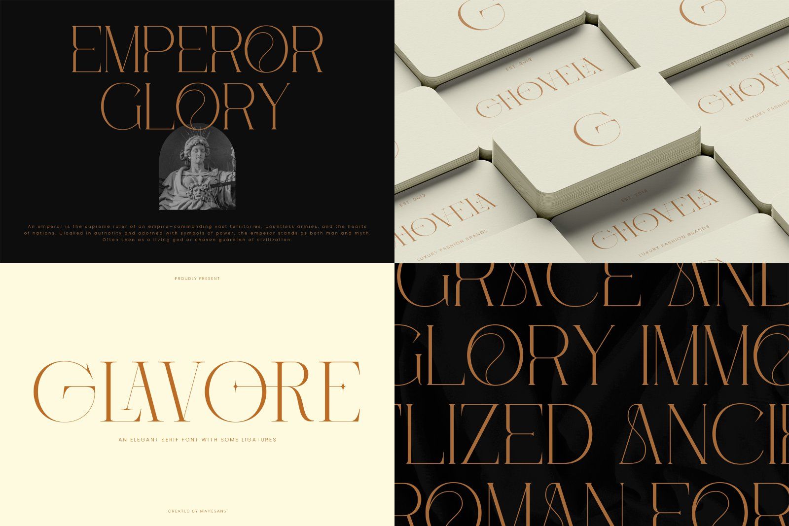 Modern Serif Fonts Bundle Collection