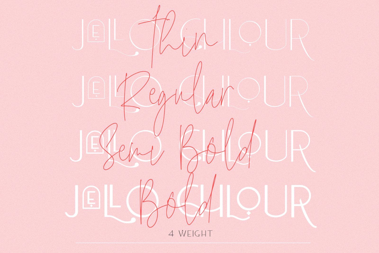 Jello Chlour | Display Font