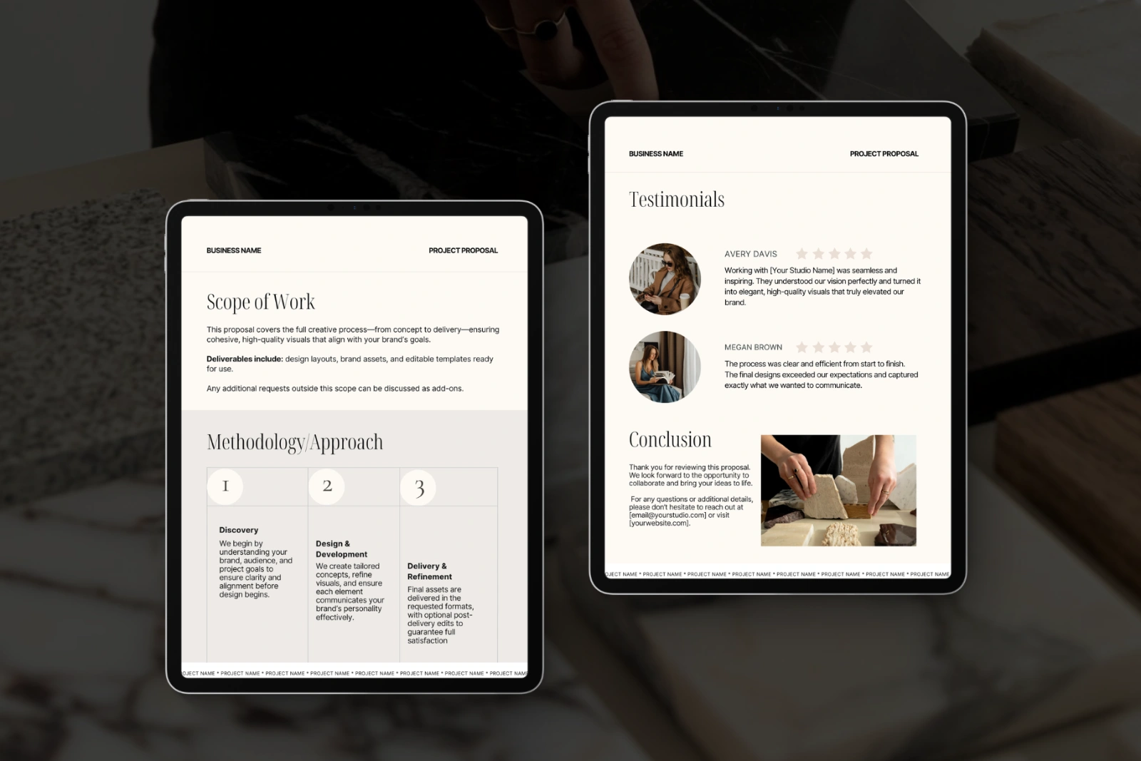 Project Proposal Canva Template — image 6