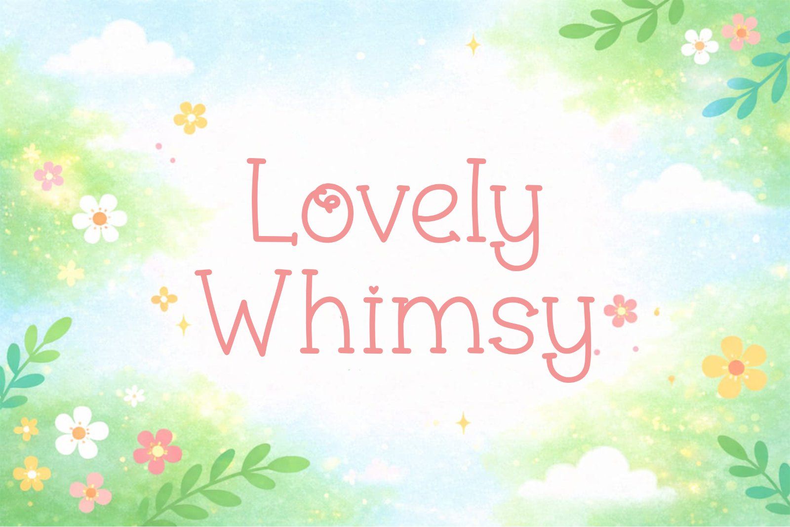 Dainty Hearts – Cute Handwritten Font with Whimsical Charm
