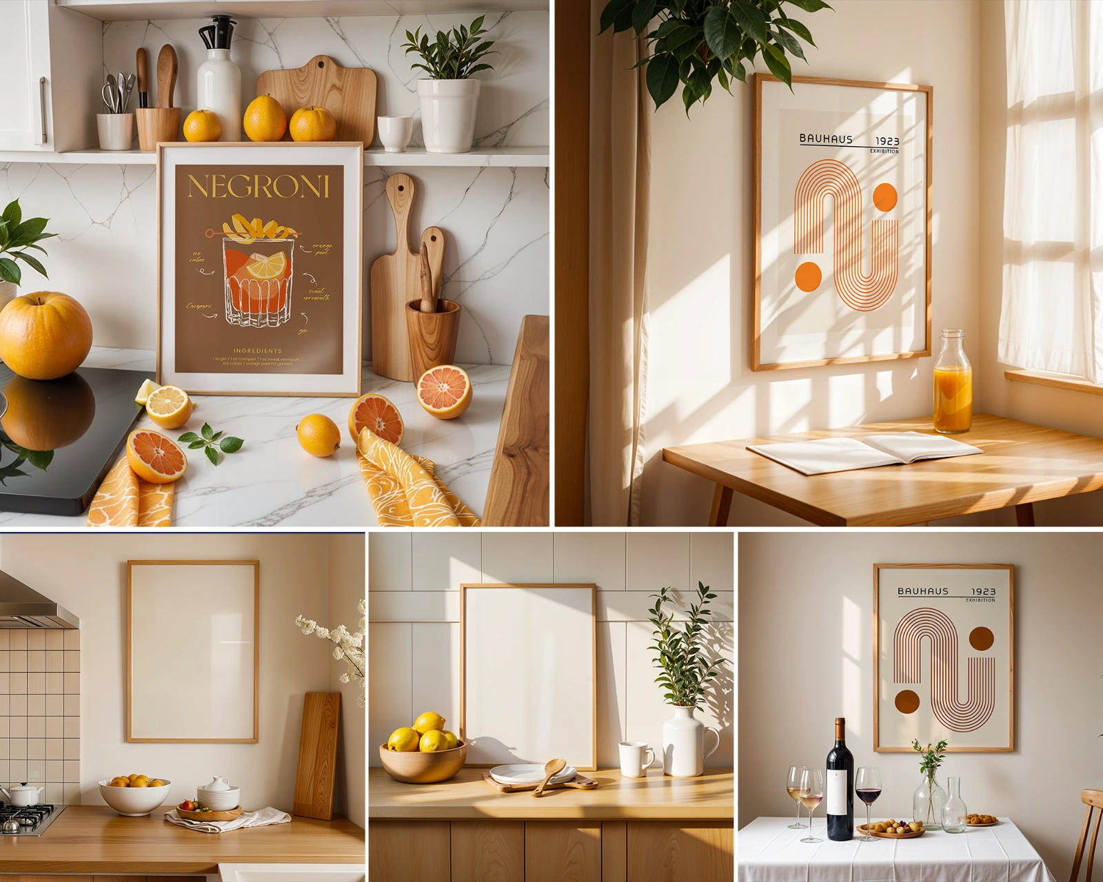 35 Kitchen Frames Mockup PSD Bundle — image 6