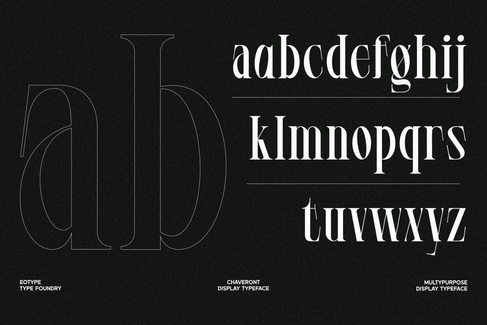 Chaveront - Font
