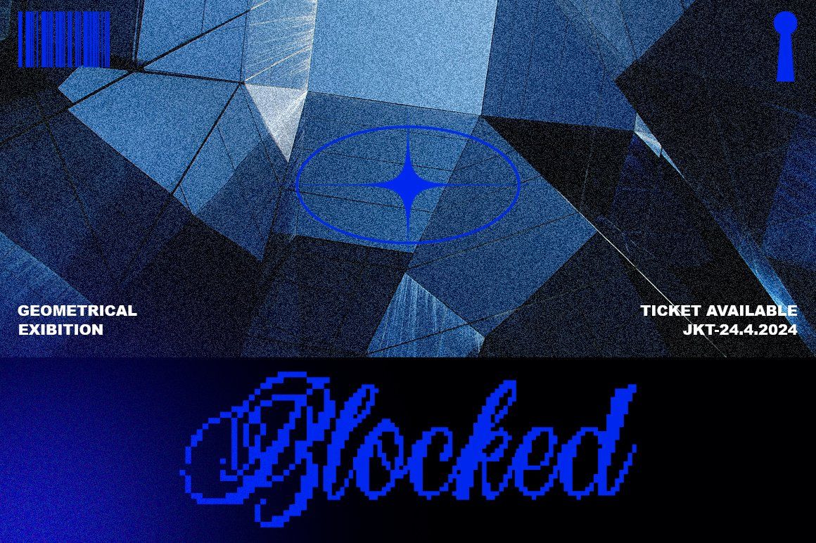 Larasati Pixelated Script Game Font — image 7