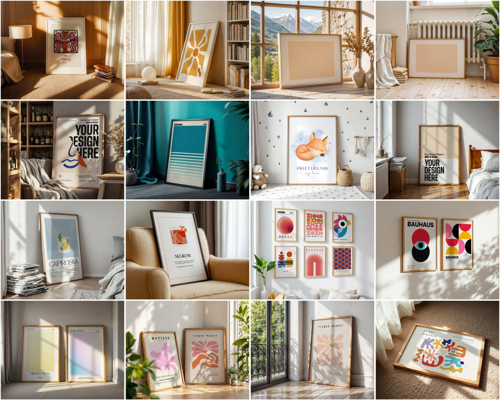100+ Frame Mockup PSD Bundle Set — image 7