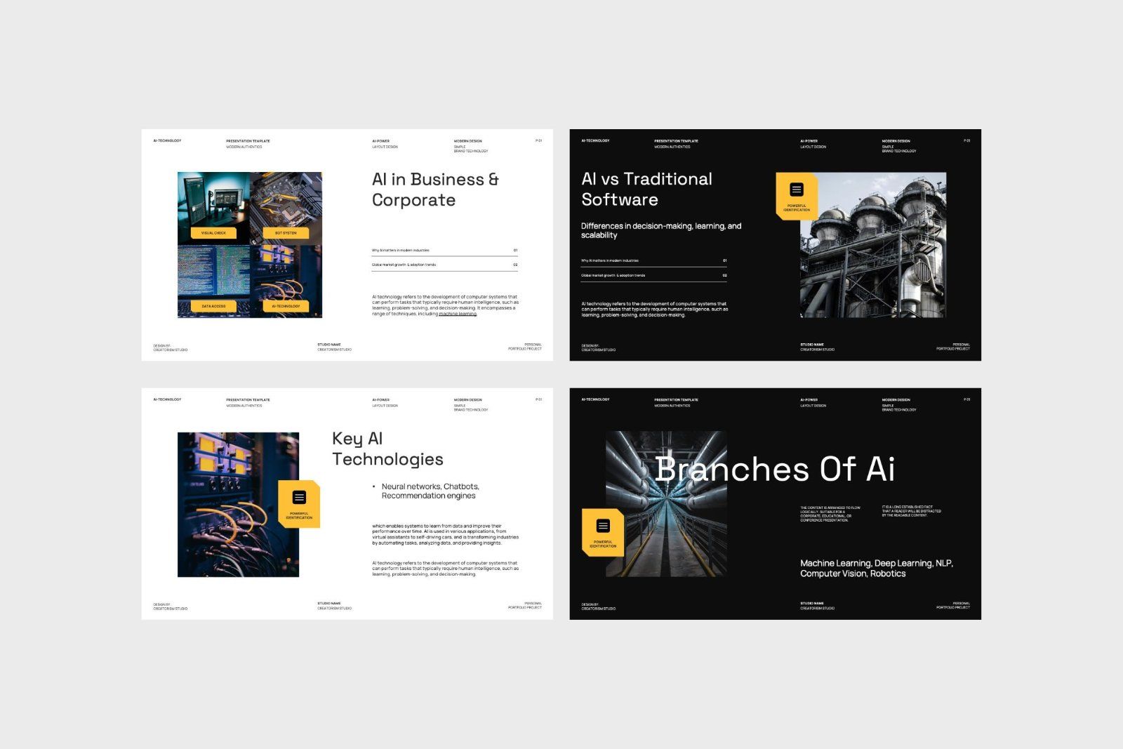 Montena - Brand AI Technology PowerPoint Template — image 4