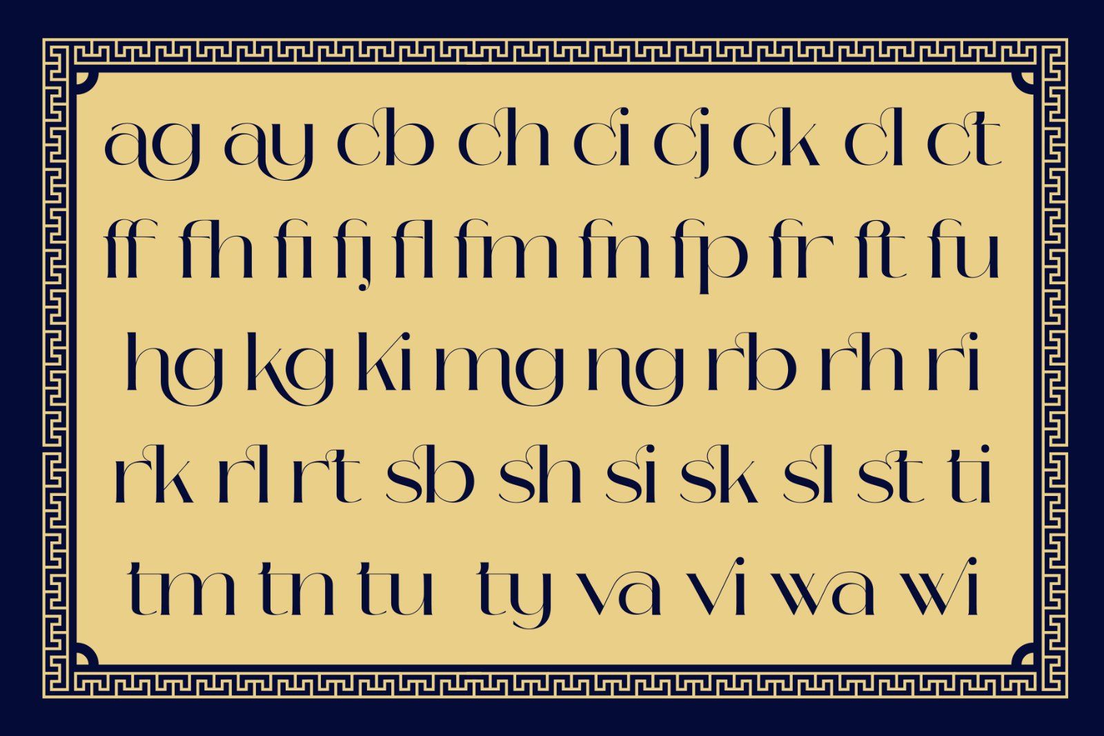 Lovera - Art Deco Typeface — image 6