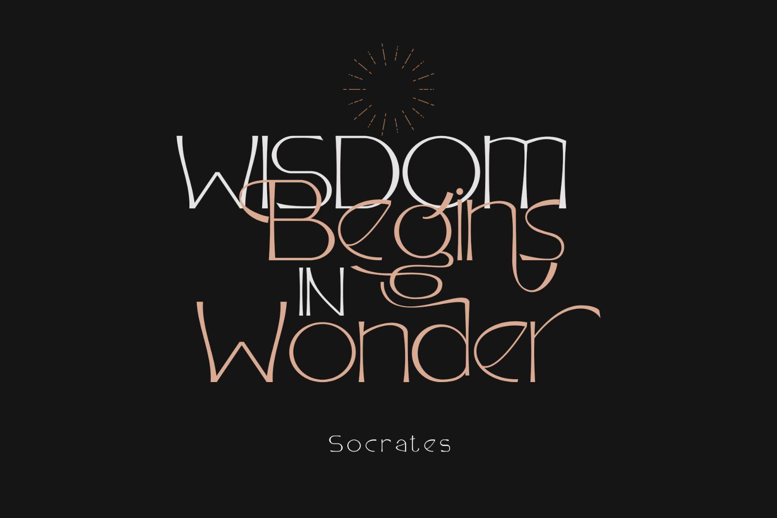 Algeron | Aesthetic Font