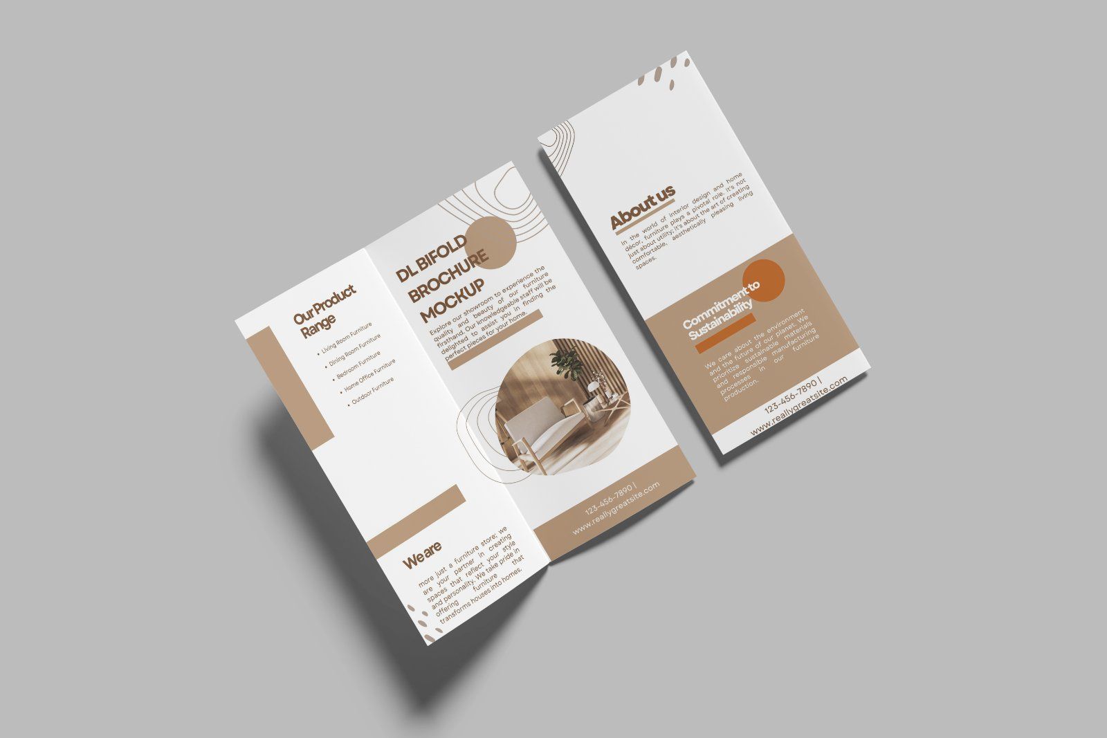 DL Bifold Brochure Mockup — image 6