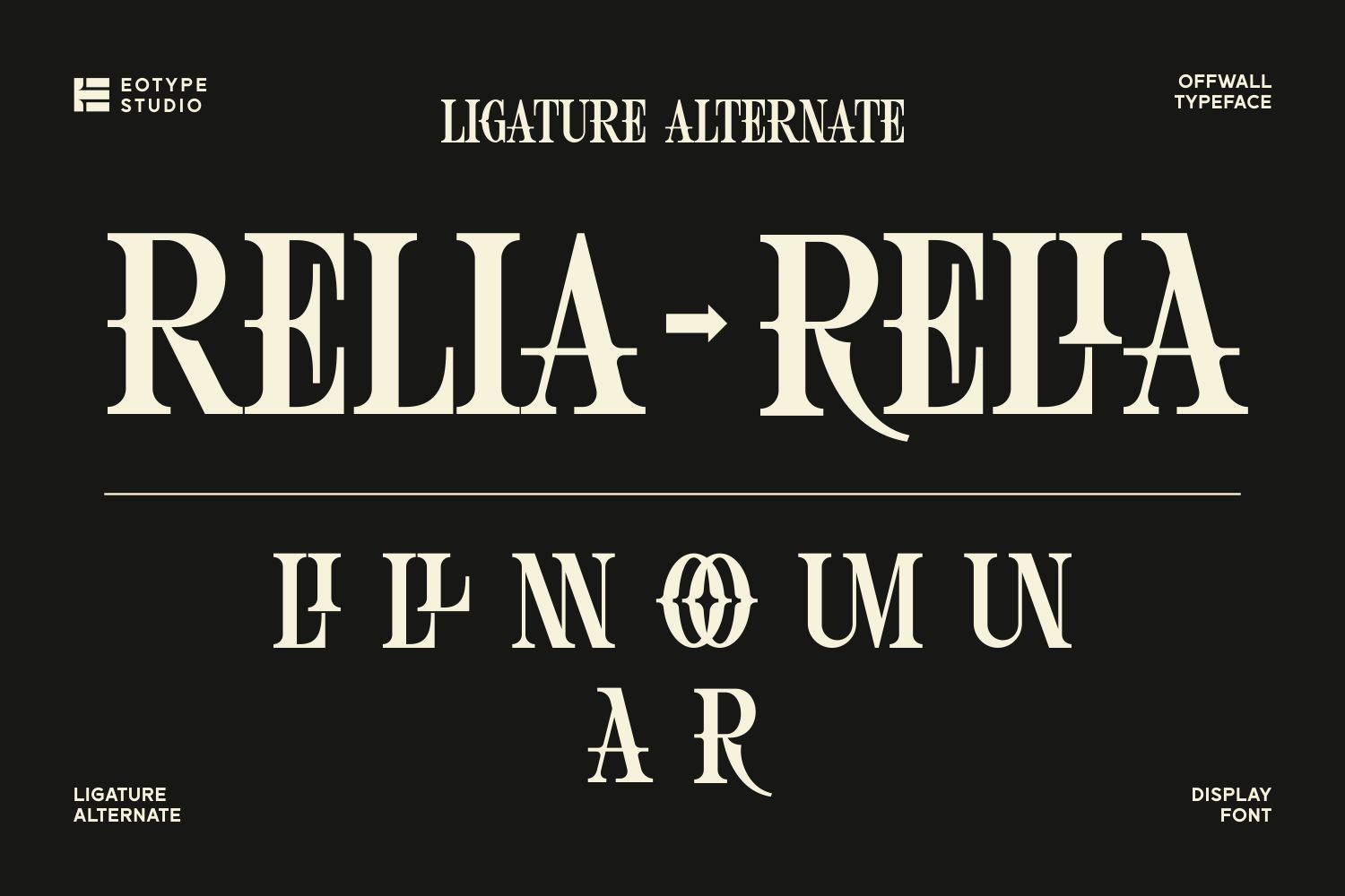 OFFWALL – Display Serif Typeface