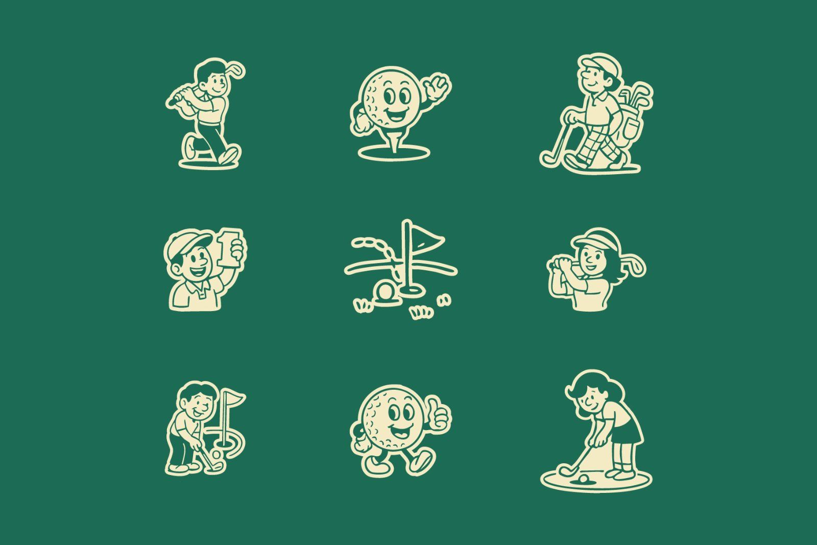Golf Mascot Graphic — image 6