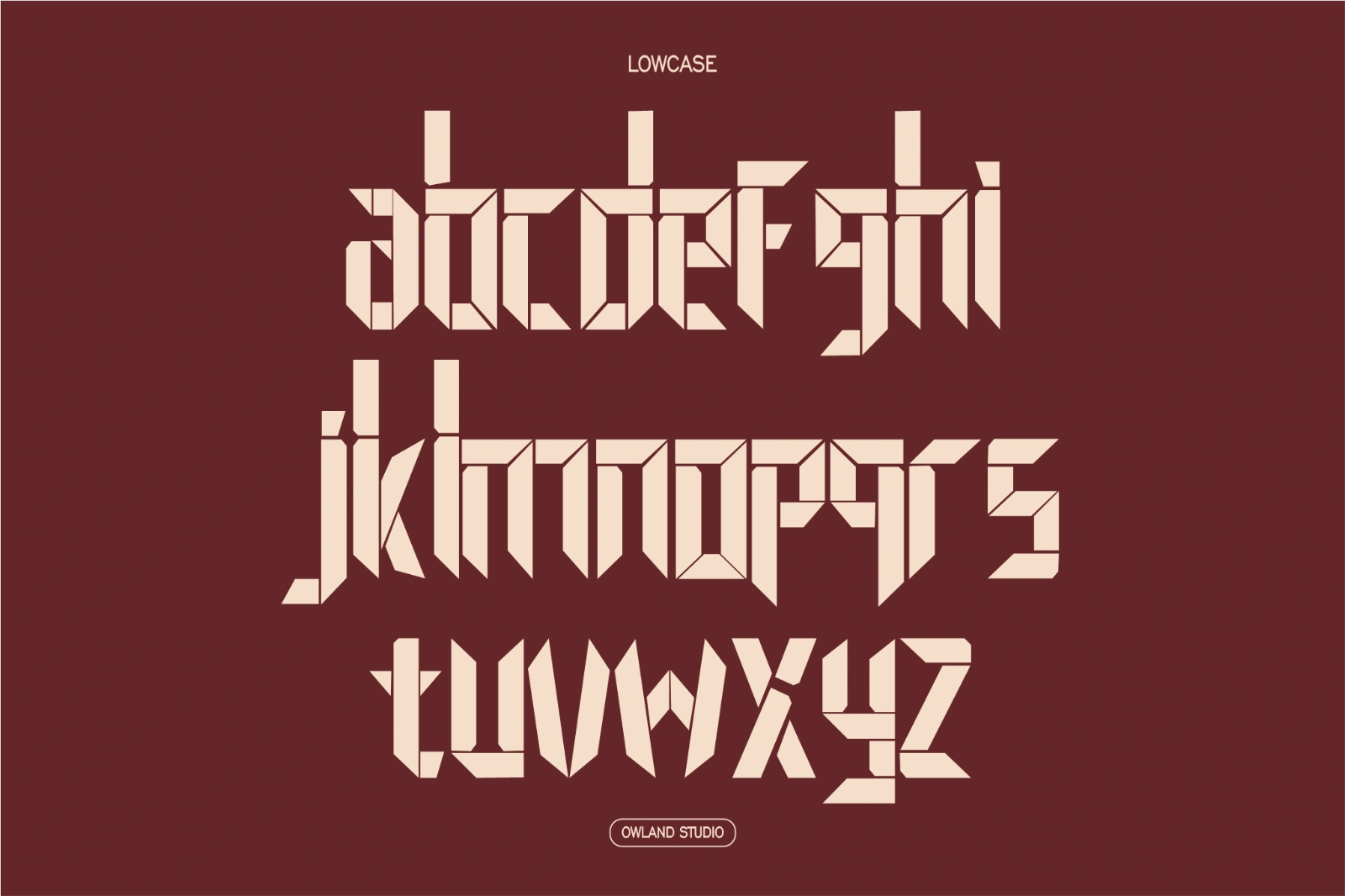 EWAKO MAKASSAR - ARMY, STENCIL, OLD SCHOOL FONT — image 6