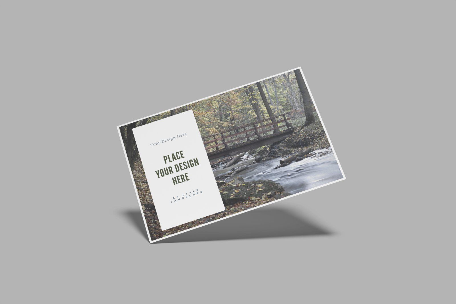 A4 Landscape Mockup