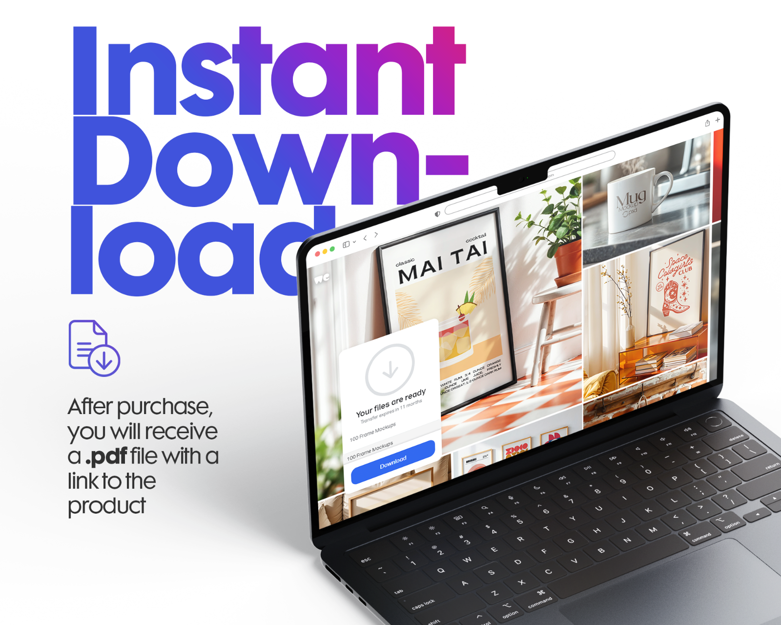 700 Frame Mockup Mega Bundle: Wall Art & Poster Display (PSD Digital Download)