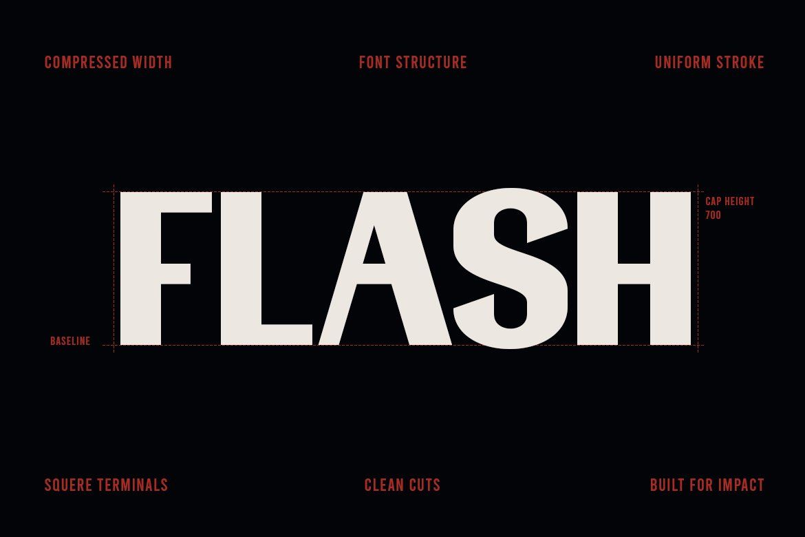 Montrak – Condensed Sans Typeface Font — image 6