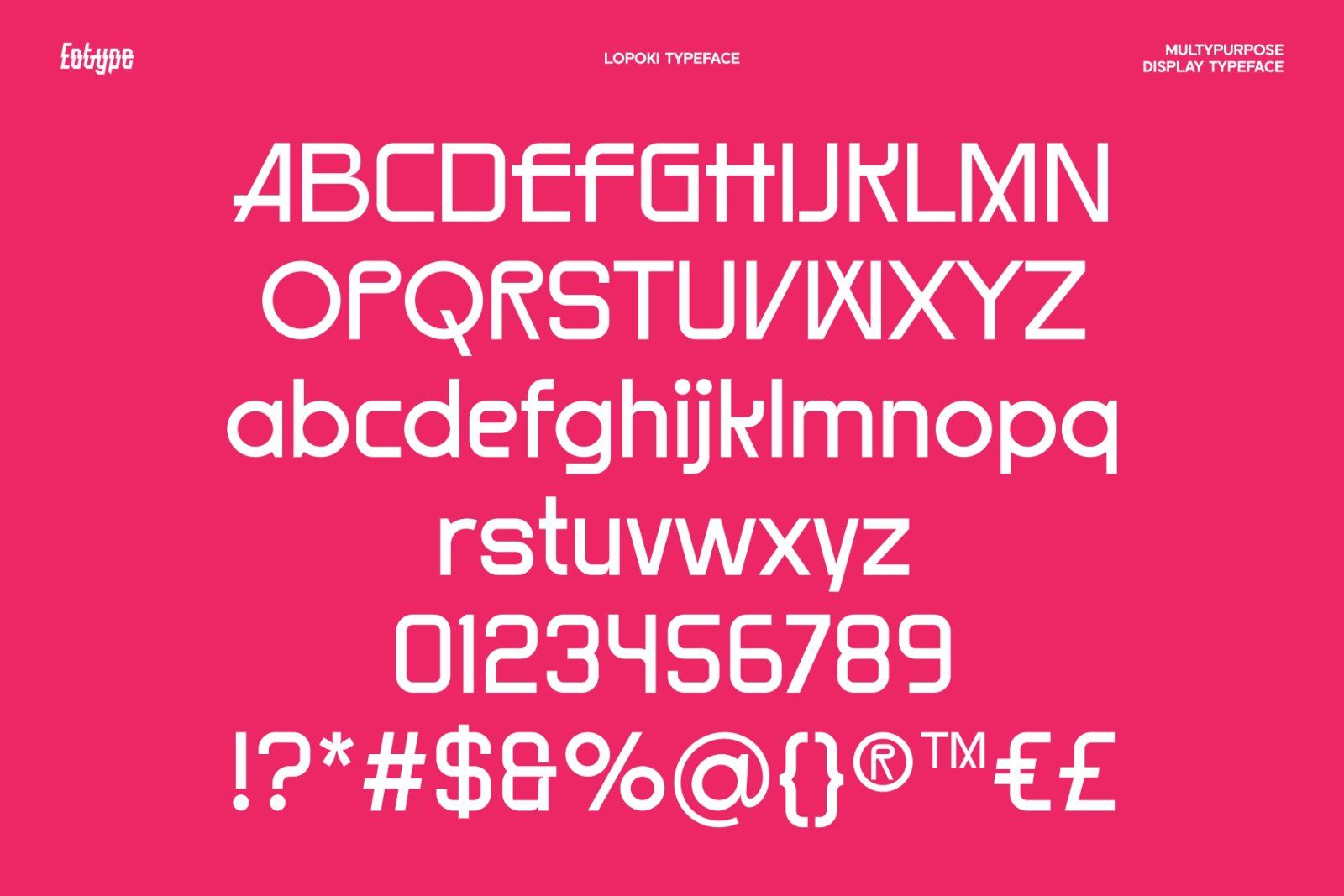 Lopoki Font