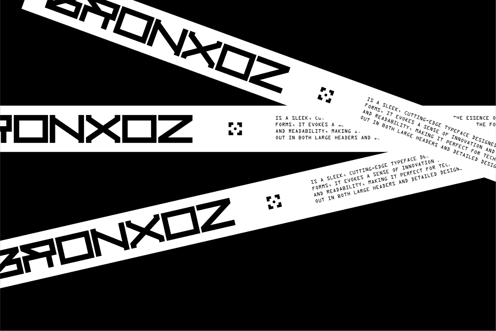 Bronxoz - Futuristic Display Font — image 6