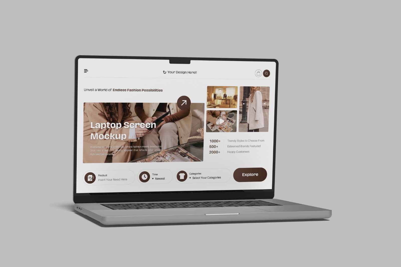 Laptop Mockup — image 7