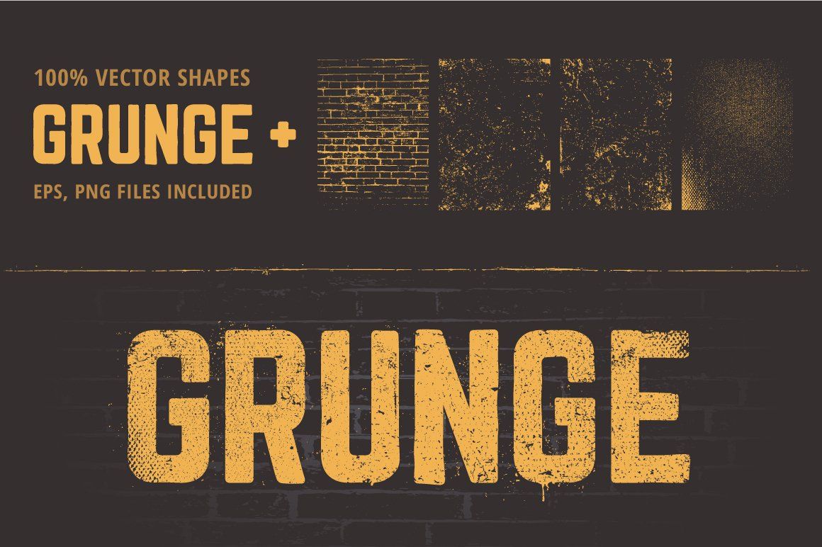 Grunge Textures Vector Pack