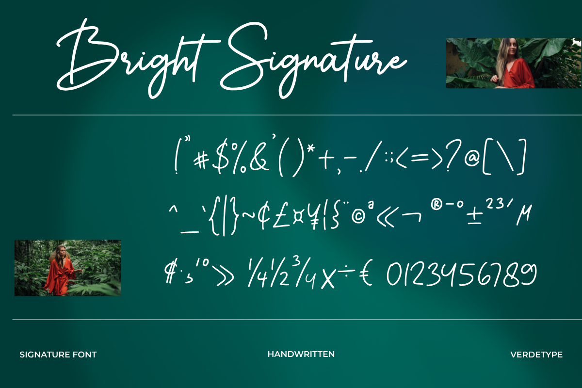 Bright Signature - Handwritten Font for Wedding, Fashion, Interior — image 6