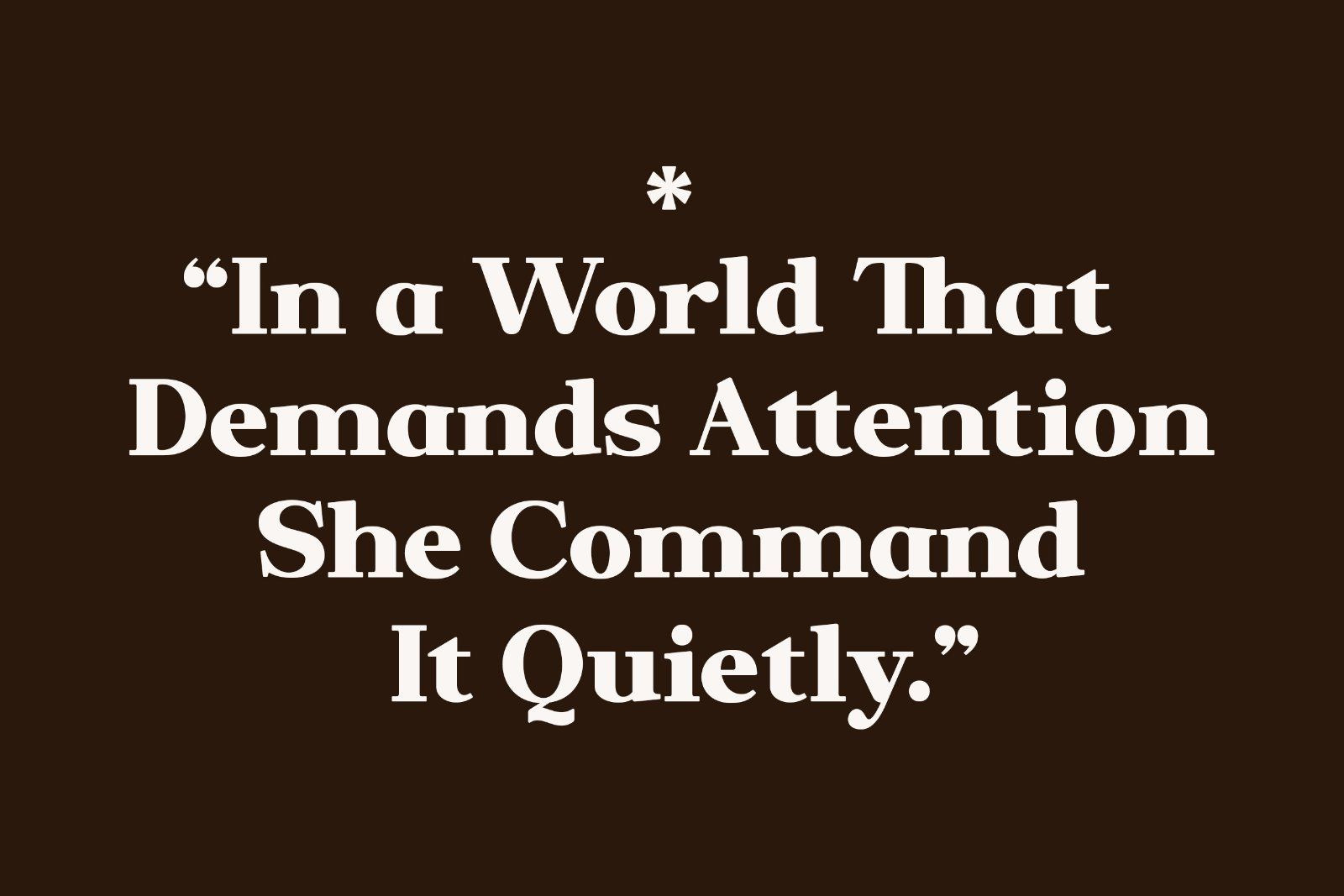 QORINE – Modern Transitional Serif